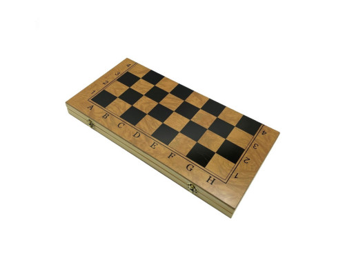 Набір настільних ігор "Шахи, нарди, шашки 3 в 1" 3 NE-LG-7 ігрова платформа 35х35 см