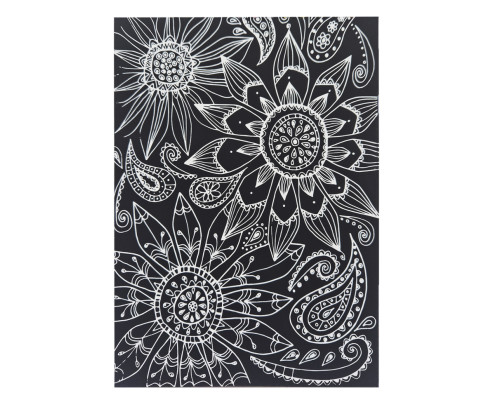 Скретчбук "Космос" 20-8807-WH-2 на спіралі, 10 аркушів, 14х20 см