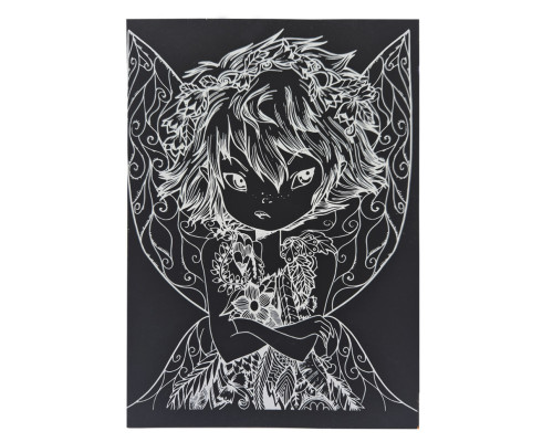 Скретчбук "Космос" 20-8807-WH-2 на спіралі, 10 аркушів, 14х20 см