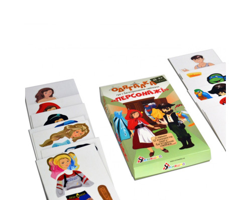 Игра с многоразовыми наклейками "Одевалка Персонажи" Умняшка 1906-UM
