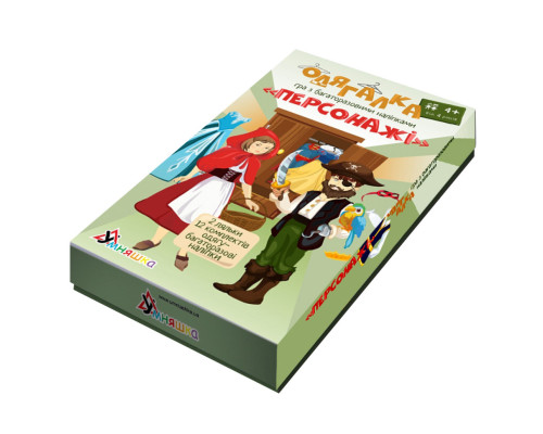 Игра с многоразовыми наклейками "Одевалка Персонажи" Умняшка 1906-UM