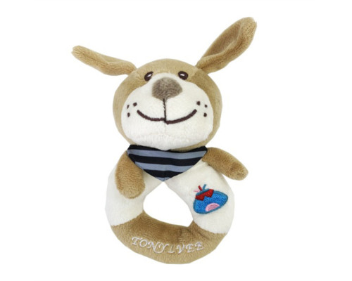 Мягкая игрушка-погремушка "Собака" TM Tony Lvee MGZ-1217-2