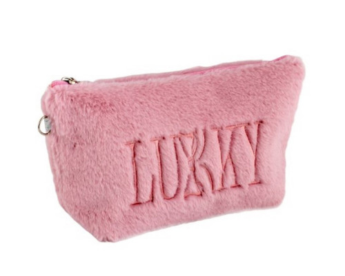 Детская косметичка T21390 плюшевая с логотипом