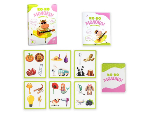 Карткова гра "Ко-ко Молоко" 30386 розважальна, українською мовою