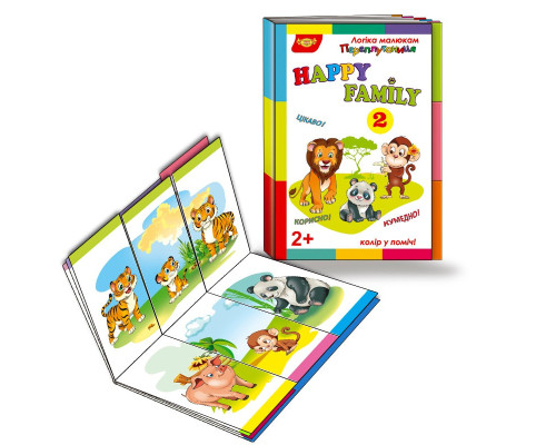 Дитяча розвивальна книжечка "Плутанина Happy Family 2" 595128