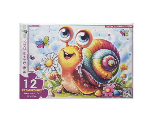 Детский пазл "Улитка" 88427, 12 макси элементов