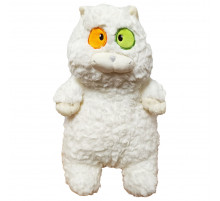 М'яка іграшка "Товстий кіт" K15214, 40 см Білий