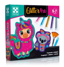 Набір для творчості "Glitter Art Блискучі звірята" VT4501-11, 5 флаконів з гліттерами