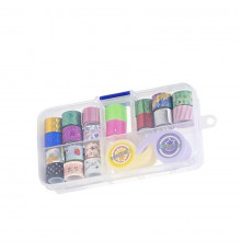 Набір Скотч декоративний з диспенсером №77 різнокольоровий