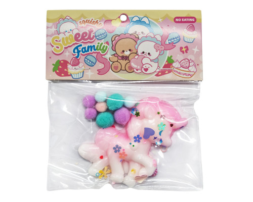 Антистрес Сквіш "М'який Єдиноріг" SKU-505 яскраве забарвлення