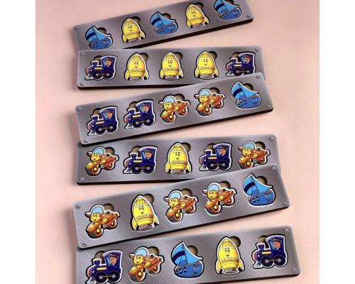 Деревянная настольная игра "Транспорт-2" Ubumblebees (ПСД006) PSD006 сортер-комодик