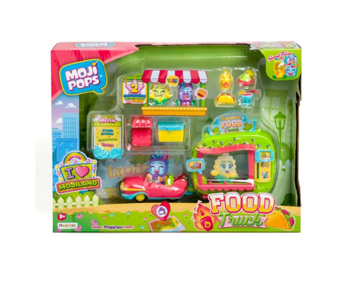 Игровой набор Фургончик с Едой Moji Pops PMPSB216IN80 (2 фигурки, аксессуары)