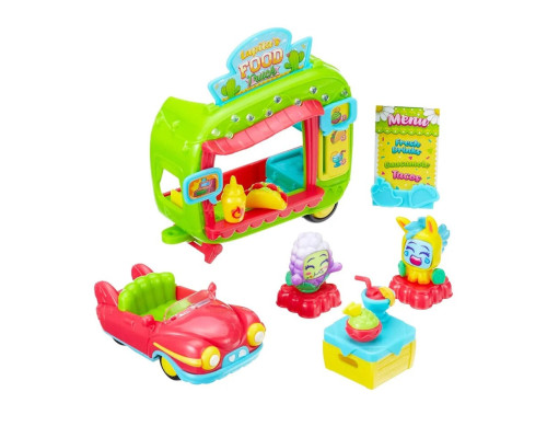 Игровой набор Фургончик с Едой Moji Pops PMPSB216IN80 (2 фигурки, аксессуары)