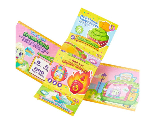 Игровой набор Фургончик с Едой Moji Pops PMPSB216IN80 (2 фигурки, аксессуары)