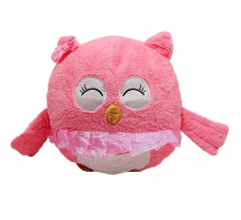 Детская мягкая игрушка "Сова" L1127(Pink) игрушка с пледом, размер 45 см Детская мягкая игрушка "Сова" L1127(Pink) игрушка с пледом, размер 45 см