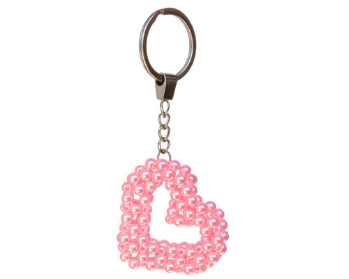 Набір для творчості Брелок з намистин "Серце" ВН-001, 6,5х5,5 см