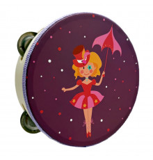 Дерев'яна іграшка Бубен "Зоряний вихід" MD 0367-49 діаметр 15 см