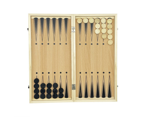 Набір настільних ігор "Шахи, нарди, шашки 3 в 1" Set1 NE-LG-11 ігрове поле 40х40 см