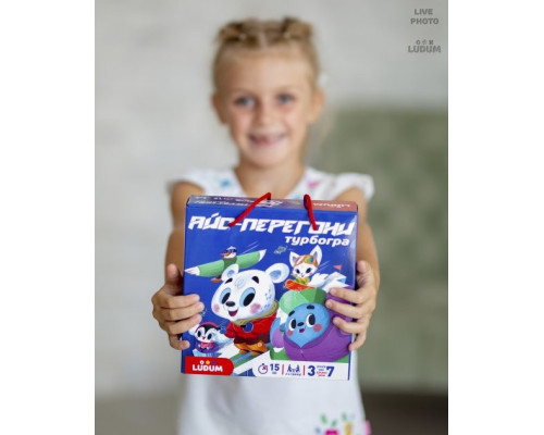 Настольная игра "Айс гонки"  LG2047-53 украинский язык