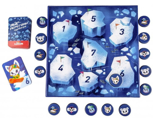 Настольная игра "Айс гонки"  LG2047-53 украинский язык