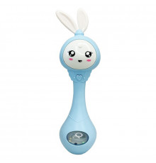 Интерактивная игрушка-погремушка "Зайчик" MGZ-1210(Blue)