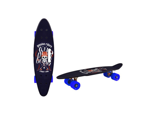 Пенні борд 24" Bambi SC20514 PU колеса, з ручкою Синій