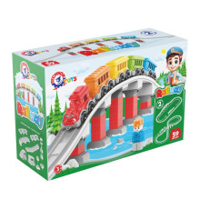 Дитячий набір конструктора "Залізниця" 1300TXK 59 деталей