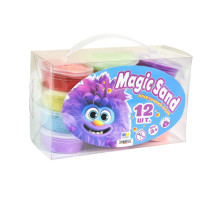 Набір кінетичного піску "Magic sand" 39405, в наборі 12 штук