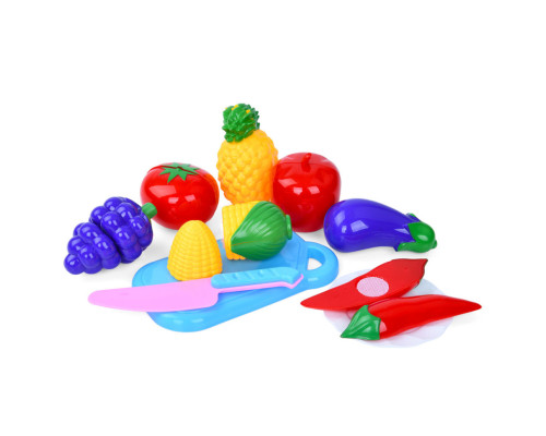 Дитячий ігровий набір "Продукти" FT003-7A на липучці, овочі, ніж