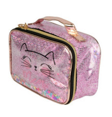 Детская косметичка с принтом "Кошка" T21398, 21x13x12 см