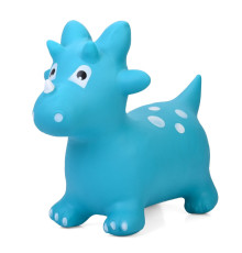 Детская игрушка-прыгун "Динозавр" MS 4846(Turquoise) резина, до 20 кг