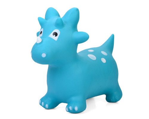 Детская игрушка-прыгун "Динозавр" MS 4846(Turquoise) резина, до 20 кг