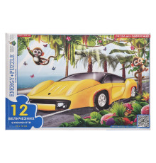 Дитячий пазл "Ламборджіні" 88489, 12 максі елементів