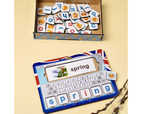 Развивающий планшет для чтения "Английский язык" (ПСД254) PSD254