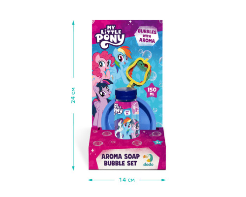 Ароматические мыльные пузыри "My Little Pony" 200735 объем 150 мл, 3 палочки