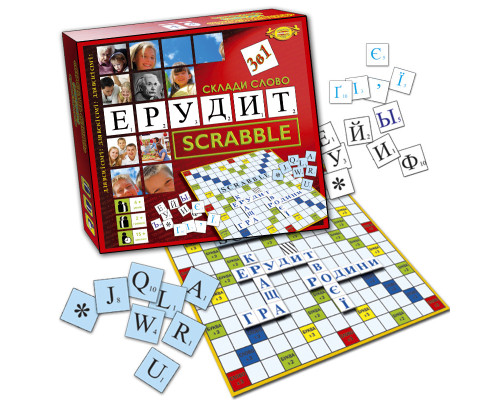 Настольная игра "Составь слово. Эрудит (Scrabble)" MKB0132 от 4-х лет
