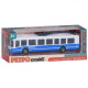Іграшковий інерційний тролейбус 6336(Blue) гумові колеса, 17 см