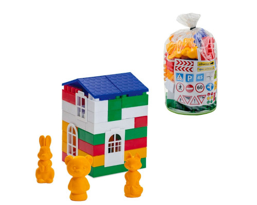 Дитячий конструктор "Лідер" №1 1-219, 50 великих деталей