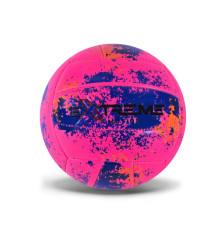 М'яч волейбольний VB25614(Pink) полімерні матеріали, діаметр 21 см