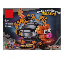 Дитячий конструктор "Bomber Pig" MG2206D 110 деталей