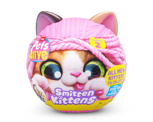 Интерактивный игровой набор-сюрприз Игривые котята Pets & Robo Alive S2 9568, 10 разных звуков