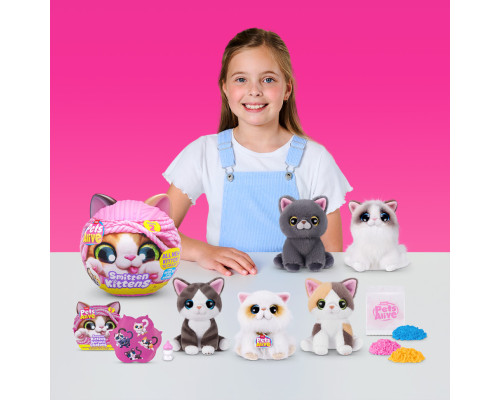 Интерактивный игровой набор-сюрприз Игривые котята Pets & Robo Alive S2 9568, 10 разных звуков