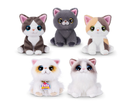 Интерактивный игровой набор-сюрприз Игривые котята Pets & Robo Alive S2 9568, 10 разных звуков