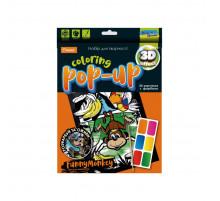 Набір для творчості "Coloring POP-UP" НТ-12 Весела Мавпочка