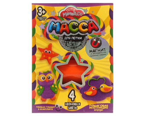 Набір креативної творчості Маса для ліплення "MASTER DO" MMD-02-01, 4 кольори Вид 2