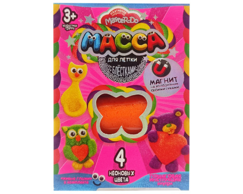 Набір креативної творчості Маса для ліплення "MASTER DO" MMD-02-01, 4 кольори Вид 4