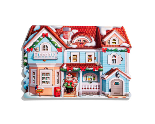 Пазл детский фигурный "Кошкин дом" (ПСД248) PSD248, 88 элементов