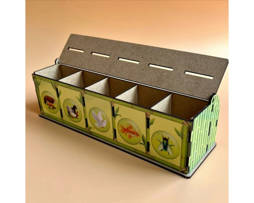 Настольная развивающая игра "Виды животных" Ubumblebees (ПСФ110) PSF110 комодик-сортер