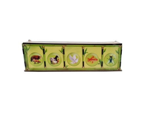 Настольная развивающая игра "Виды животных" Ubumblebees (ПСФ110) PSF110 комодик-сортер