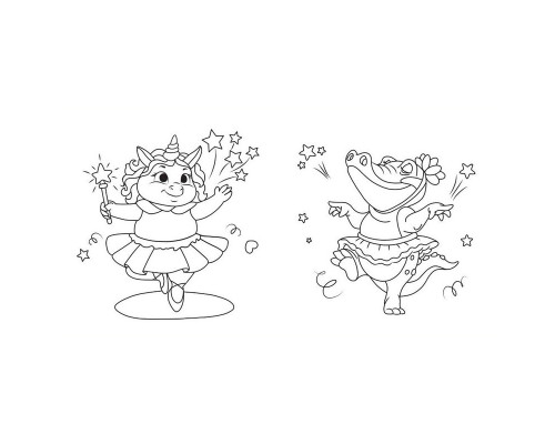 Розмальовка дитяча "Маскарад" 1806007, 12 сторінок